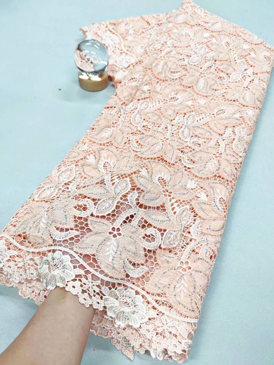 Luxury Floral Cord Lace-5yards