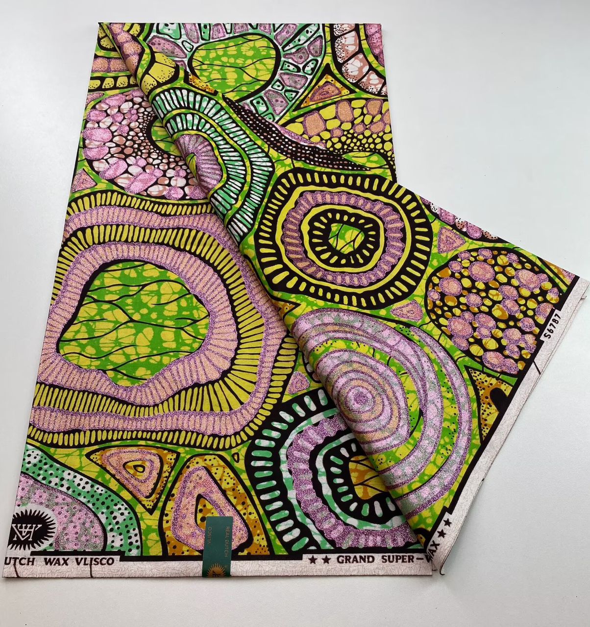 African wax print fabric-6Yards super wax gold imitation higher quality in different colors