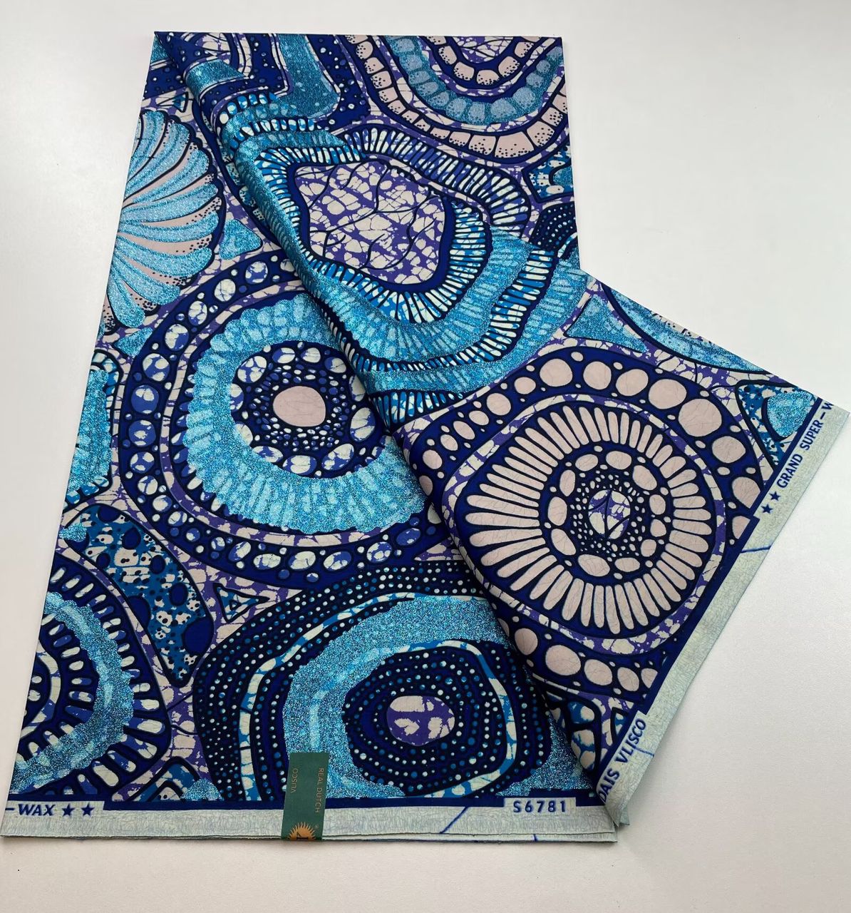 African wax print fabric-6Yards super wax gold imitation higher quality in different colors